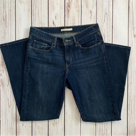 Levi’s Classic Straight Dark Wash Denim Jeans NWOT - Picture 2 of 4